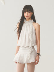 Halter Polka Dot Dress