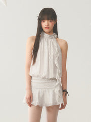 Halter Polka Dot Dress