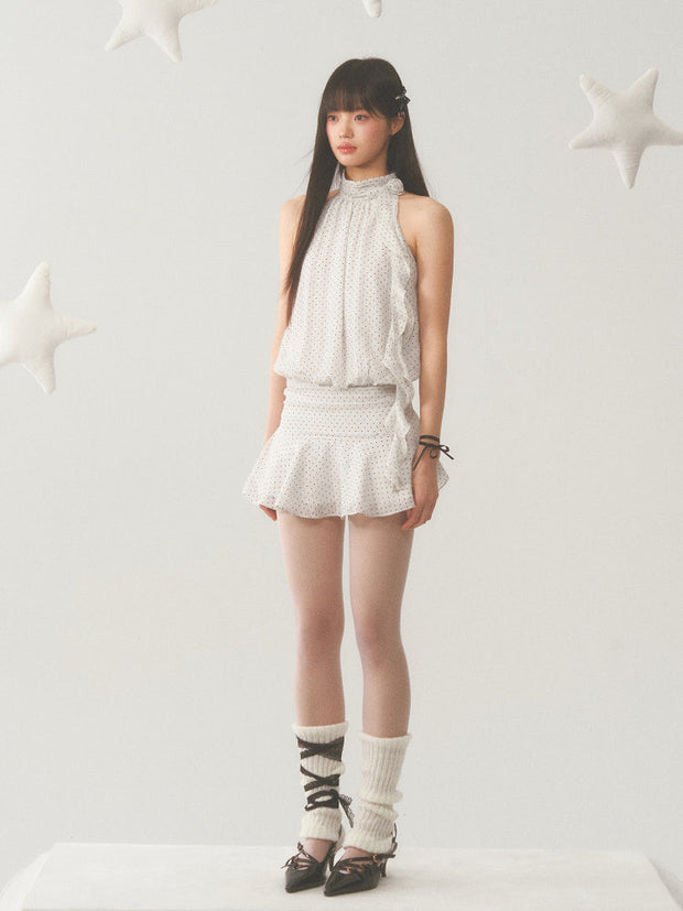 Halter Polka Dot Dress
