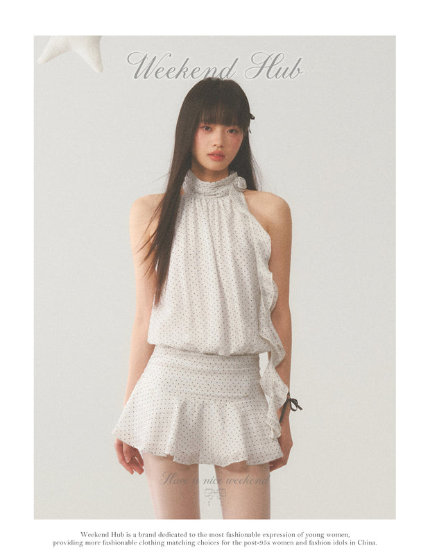 Halter Polka Dot Dress