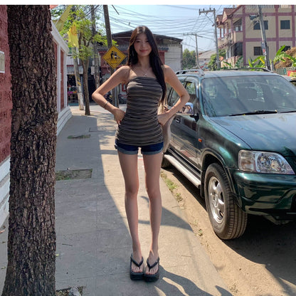 Striped Tube Top