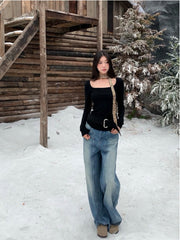 Retro Straight Jeans