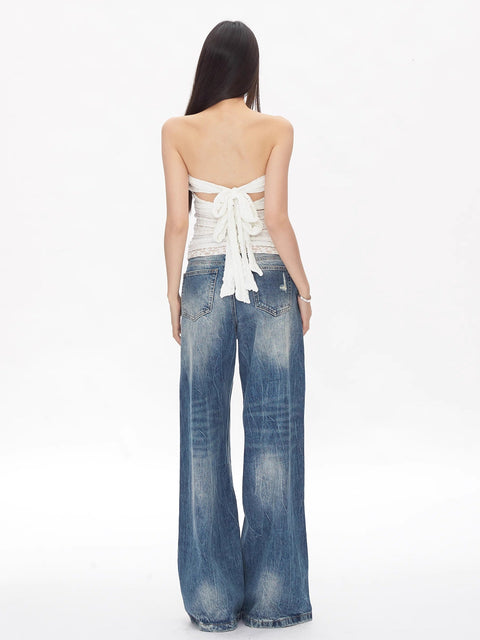 Lace Lined Tube Top