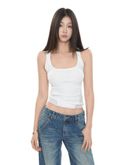 Lace Side Trim Tank Top