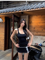 Lace Side Trim Tank Top