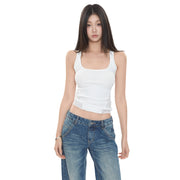Lace Side Trim Tank Top