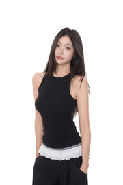 Lace Open Back Top