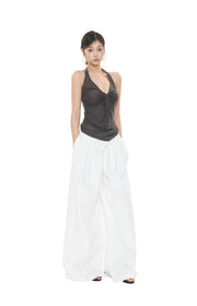 Ruche Center Halter Top