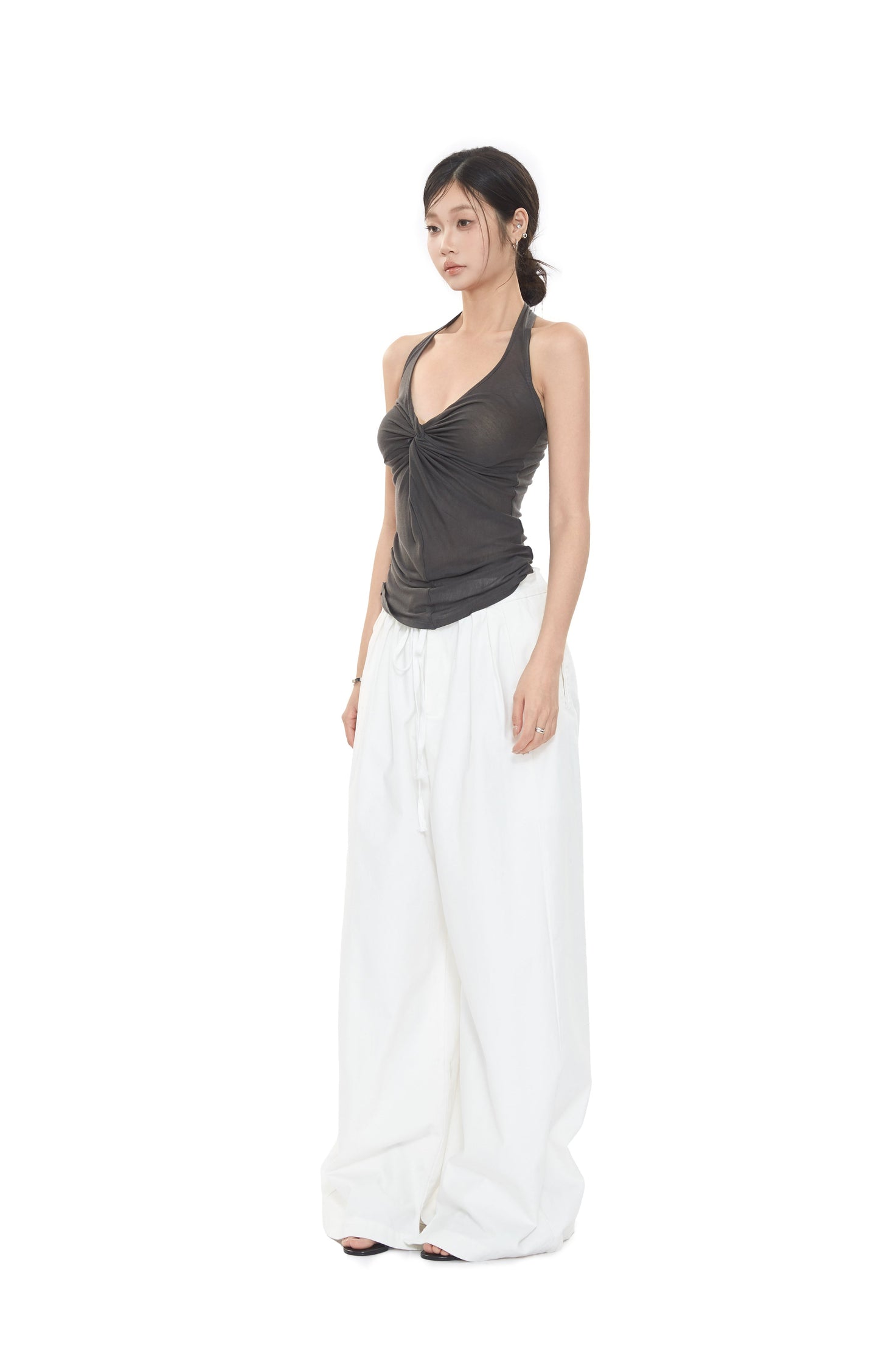 Ruche Center Halter Top