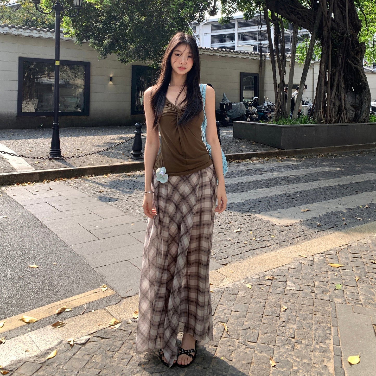 Ruche Center Halter Top