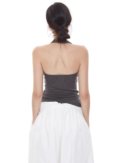 Ruche Center Halter Top